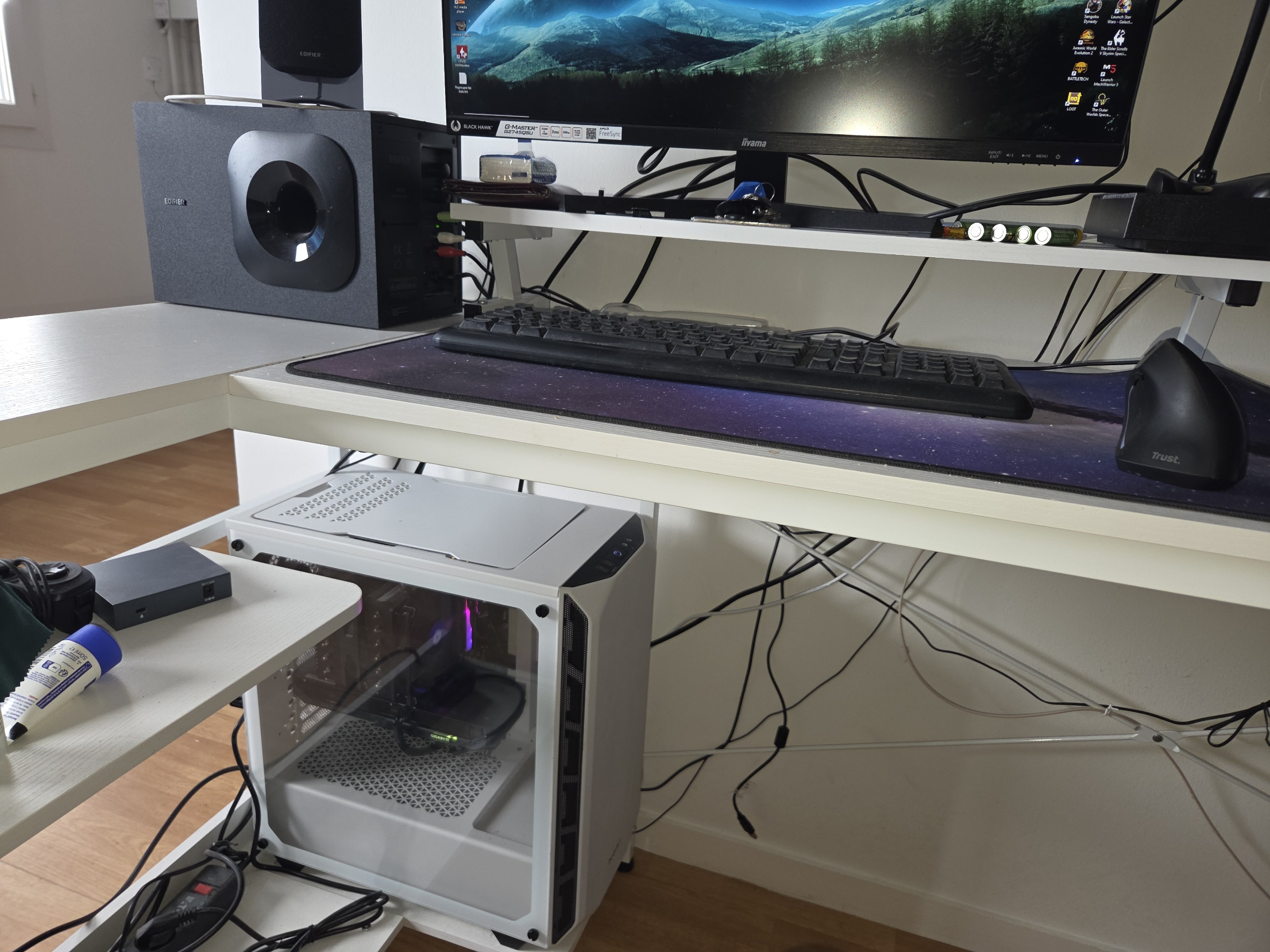 Détail du montage et du câblage